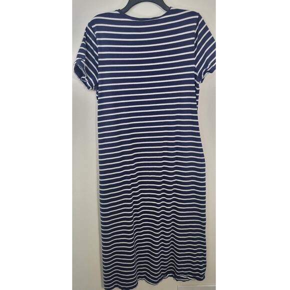 Old Navy Dress Womens Large Stiped Casual Nautical Beach Simple Minimal Maxi - Picture 4 of 5
